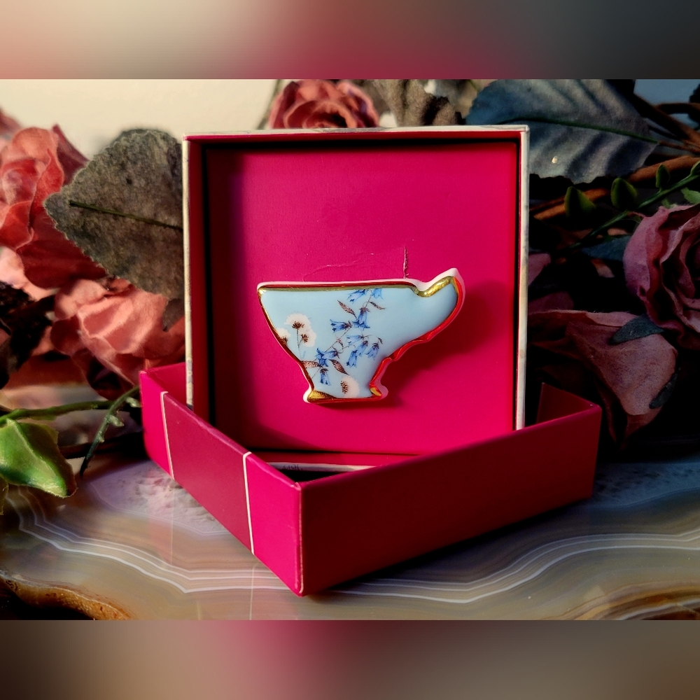 Royal Albert 100 Years Festival Teacup Brooch - Uncommon